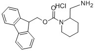 2-AMINOMETHYL-1-N-FMOC-PIPERIDINE HYDROCHLORIDE
 Struktur