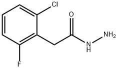 2-(2-CHLORO-6-FLUOROPHENYL)ACETOHYDRAZIDE Struktur