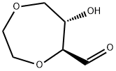 1,4-Dioxepane-5-carboxaldehyde, 6-hydroxy-, (5S-trans)- (9CI) Struktur