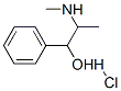 [R-(R*,R*)-alpha-[1-(methylamino)ethyl]benzyl alcohol hydrochloride Struktur