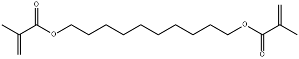 1,10-DECAMETHYLENE GLYCOL DIMETHACRYLATE Structure