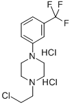 1-(2-CHLORO-ETHYL)-4-(3-TRIFLUOROMETHYL-PHENYL)-PIPERAZINE DIHYDROCHLORIDE Struktur