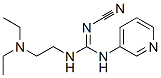 2-Cyano-1-(2-diethylaminoethyl)-3-(3-pyridyl)guanidine Struktur