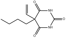 5-Butyl-5-vinyl-2,4,6(1H,3H,5H)-pyrimidinetrione Struktur