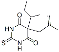 2,3-Dihydro-5-(2-methyl-2-propenyl)-5-(1-methylpropyl)-2-thioxo-4,6(1H,5H)-pyrimidinedione Struktur