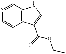 Ethyl 1H-pyrrolo[2,3-c]pyridine-3-carboxylate Struktur