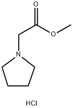 methyl 1-Pyrrolidineacetate(HCl) Struktur