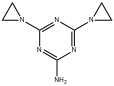 4,6-bis(ethylideneamino)-1,3,5-triazin-2-amine Struktur