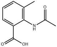 2-(ACETYLAMINO)-3-METHYLBENZOIC ACID Struktur