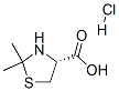 L-2,2-DiMethylthiazolidine-4-carboxylic Acid Hydrochloride Struktur