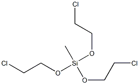 tris(2-chloroethoxy)methylsilane  Struktur