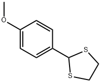 4-methoxyphenyl-1,3-dithiolane Struktur