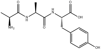 H-ALA-ALA-TYR-OH Structure