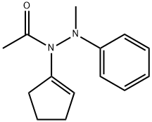 N1-(1-Cyclopenten-1-yl)-N2-methyl-N2-phenylacetohydrazide Struktur