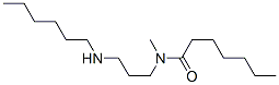 N-[3-(Hexylamino)propyl]-N-methylheptanamide Struktur