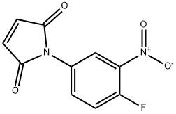 N-(4-FLUORO-3-NITROPHENYL)MALEIMIDE Struktur