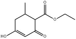 ETHYL 4-HYDROXY-6-METHYL-2-OXO-3-CYCLOHEXENE-1-CARBOXYLATE Struktur