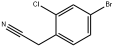 (4-BROMO-2-CHLOROPHENYL)ACETONOTRILE Struktur