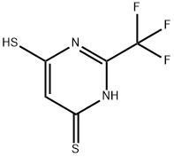 4(1H)-PYRIMIDINETHIONE, 6-MERCAPTO-2-(TRIFLUOROMETHYL)- Struktur