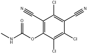 2,4-Dicyano-3,5,6-trichlorophenyl=N-methylcarbamate Struktur