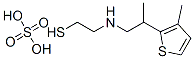 2-[2-(3-Methyl-2-thienyl)propyl]aminoethanethiol sulfate Struktur