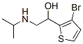 1-(3-Bromo-2-thienyl)-2-isopropylaminoethanol Struktur