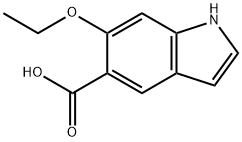 1H-Indole-5-carboxylicacid,6-ethoxy-(9CI) Struktur