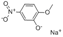 2-Methoxy-5-nitrophenol sodium salt Struktur