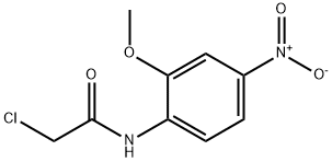 2-Chloro-N-(2-methoxy-4-nitro-phenyl)-acetamide Struktur