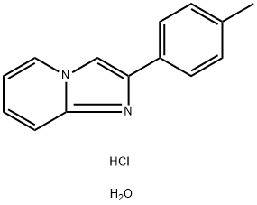 2-(p-Tolyl)imidazo(1,2-a)pyridineHCl Struktur