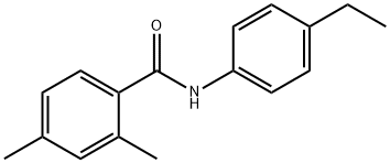 Benzamide, N-(4-ethylphenyl)-2,4-dimethyl- (9CI) Struktur