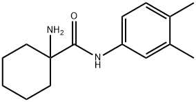 Cyclohexanecarboxamide, 1-amino-N-(3,4-dimethylphenyl)- (9CI) Struktur