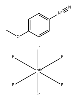 4-methoxybenzenediazonium hexafluorophosphate Struktur