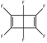 Bicyclo(2.2.0)hexa-2,5-diene, 1,2,3,4,5,6-hexafluoro- Struktur