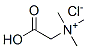 carboxymethyl-trimethyl-azanium chloride Struktur