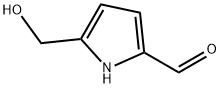 1H-Pyrrole-2-carboxaldehyde,5-(hydroxymethyl)-(9CI) Struktur