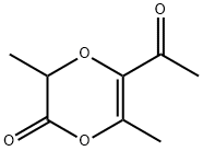 1,4-Dioxin-2(3H)-one, 5-acetyl-3,6-dimethyl- (9CI) Struktur