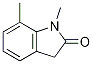 1,3-dihydro-1,7-diMethyl-2H-Indol-2-one Struktur