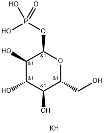 glucose 1-(dipotassium phosphate)  Struktur