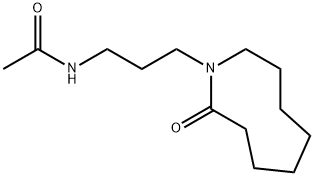 N-[3-(Octahydro-2-oxo-1H-azonin-1-yl)propyl]acetamide Struktur