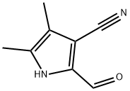 1H-Pyrrole-3-carbonitrile, 2-formyl-4,5-dimethyl- (9CI) Struktur