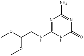 N-(2,2-Dimethoxyethyl)ammeline Struktur