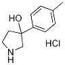 3-p-Tolyl-pyrrolidin-3-ol hydrochloride Struktur