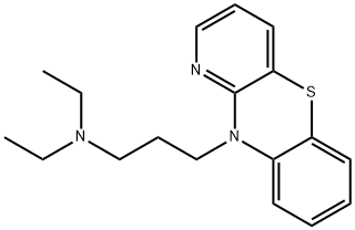 10-(3-Diethylaminopropyl)-10H-pyrido[3,2-b][1,4]benzothiazine Struktur