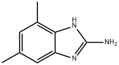 1H-Benzimidazol-2-amine,4,6-dimethyl-(9CI) Struktur