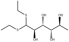 L-RHAMNOSE DIETHYLMERCAPTAL Struktur