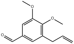 3-ALLYL-4,5-DIMETHOXY-BENZALDEHYDE Struktur