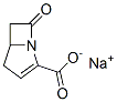 7-Oxo-1-azabicyclo[3.2.0]hept-2-ene-2-carboxylic acid sodium salt Struktur