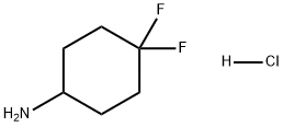 4,4-DIFLUOROCYCLOHEXYLAMINE HYDROCHLORIDE Struktur