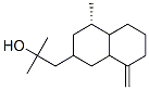 1-(4a-methyl-8-methylidene-decalin-2-yl)-2-methyl-propan-2-ol Struktur